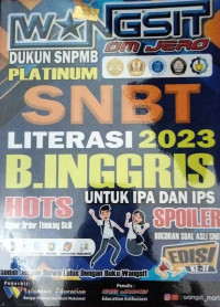 Image of SNBT LITERASI B. INGGRIS 2023