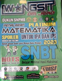 Image of SNBT PENALARAN PLATINUM MATEMATIKA 2023