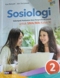 Image of SOSIOLOGI Untuk SMA/MA KELAS 11